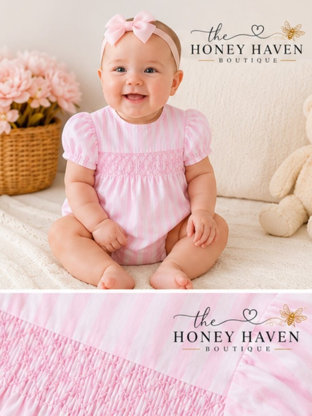 Sweet Little Sunshine Bubble Romper 🌸 - Picture 3 of 6